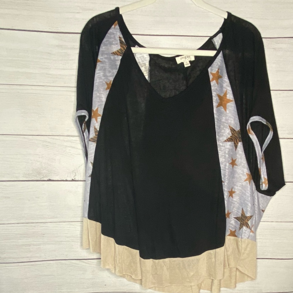 Lightweight sweater material top